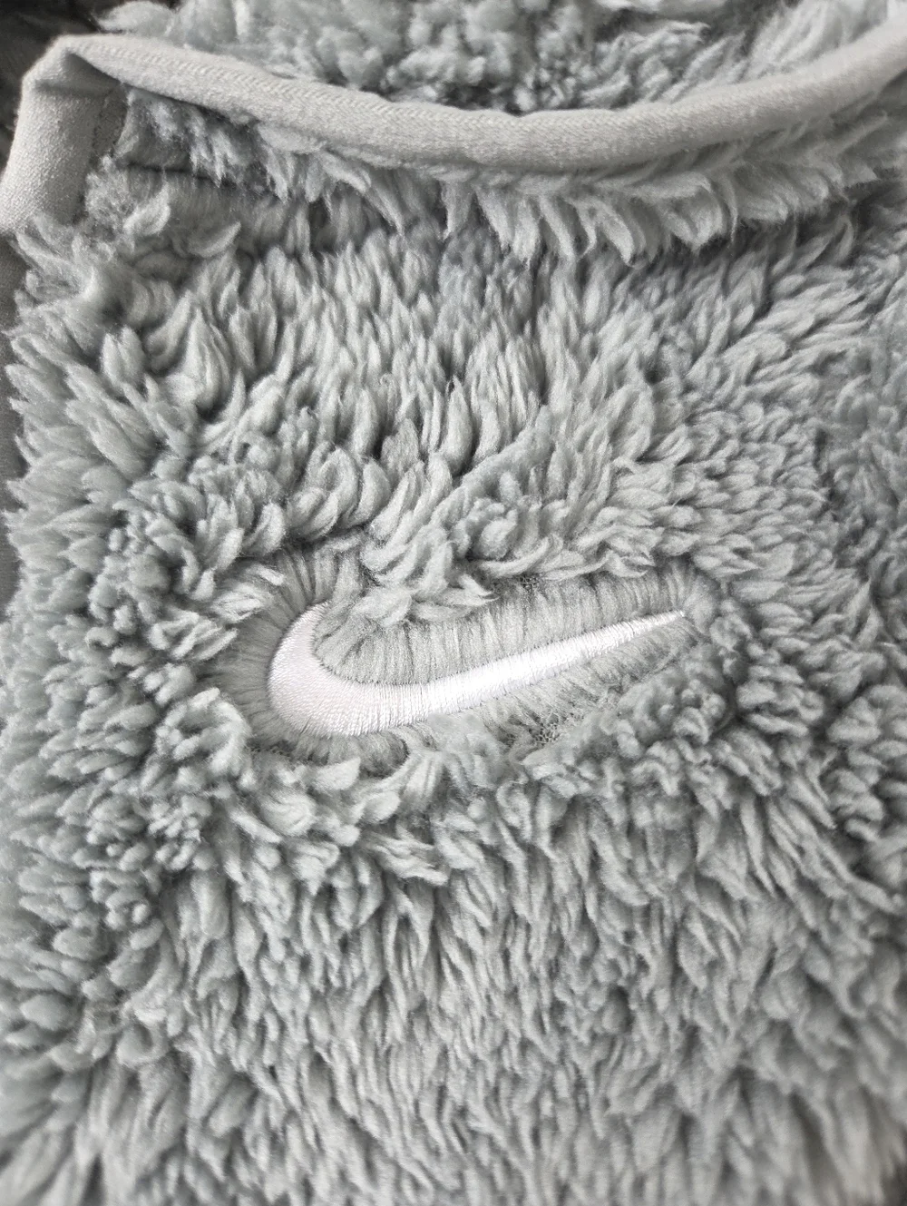 Nike Baby Boy Or Girl Soft Dusty Teal Sherpa All In 1 Hooded Outerwear 6 Months